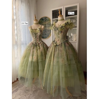 Nine Odes Freesia and Nightingale Oil Painting 2.0 and SP Tops and Skirts(Reservation/Full Payment Without Shipping)